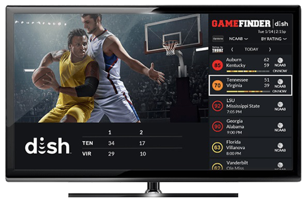 Dish Basketball Game Finder