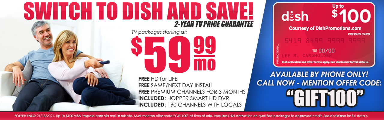 Dish Network $400 Gift Card 2023 & Discount Codes | Feb 2024