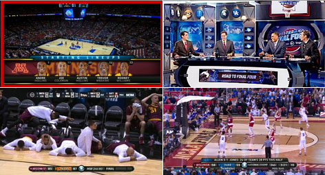 Watch 4 NCAA Tournaments Games with Hopper 3